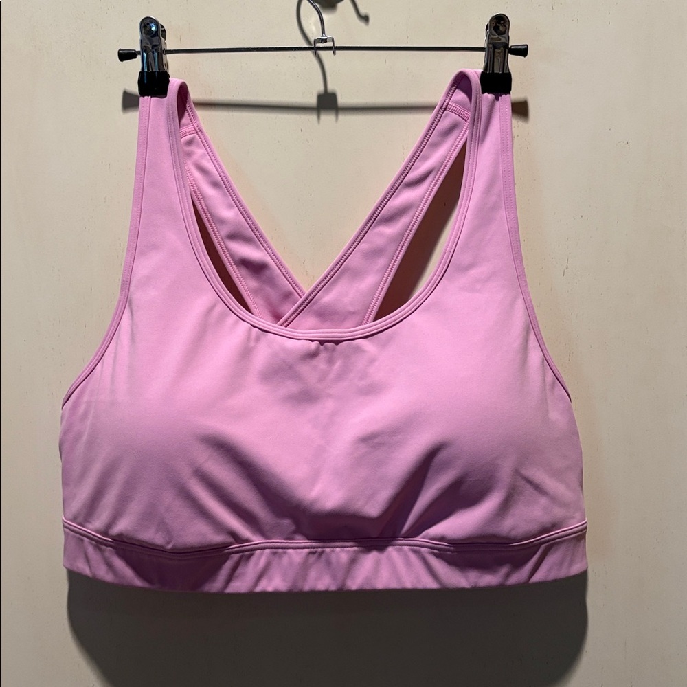 Pink Sports Bra